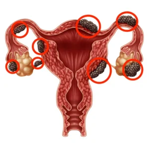 ložiská endometriózy